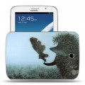 Дизайнерский силиконовый чехол для Samsung Galaxy Note 8.0 Ежик в тумане