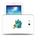 Дизайнерский силиконовый чехол для Samsung Galaxy Tab 3 Lite Корпорация монстров
