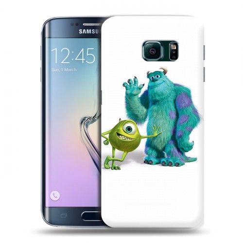 Дизайнерский пластиковый чехол для Samsung Galaxy S6 Edge Корпорация монстров
