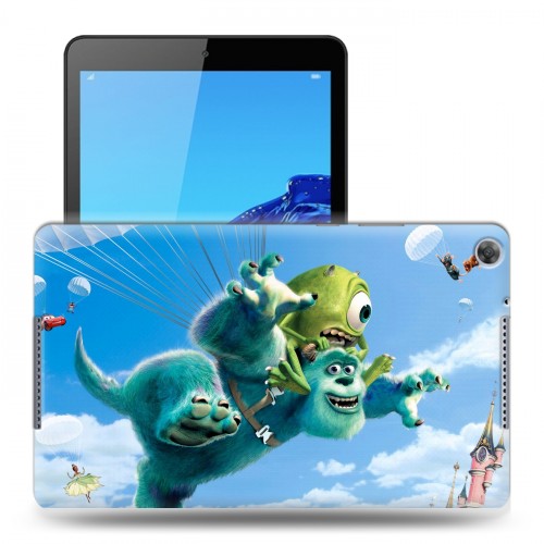 Дизайнерский силиконовый чехол для Huawei MediaPad M5 lite 8 Корпорация монстров