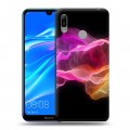 Дизайнерский пластиковый чехол для Huawei Y6 (2019) Абстракции Дым