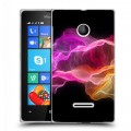 Дизайнерский пластиковый чехол для Microsoft Lumia 435 Абстракции Дым