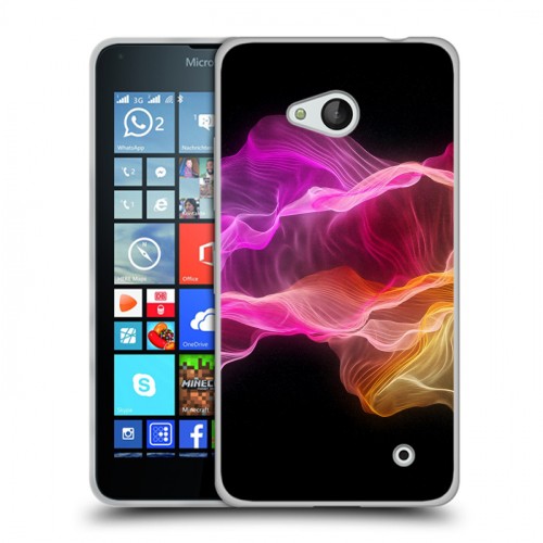 Дизайнерский пластиковый чехол для Microsoft Lumia 640 Абстракции Дым