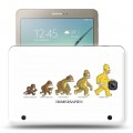 Дизайнерский силиконовый чехол для Samsung Galaxy Tab S2 8.0 Симпсоны 