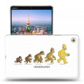 Дизайнерский пластиковый чехол для Huawei MediaPad M5 8.4 Симпсоны 