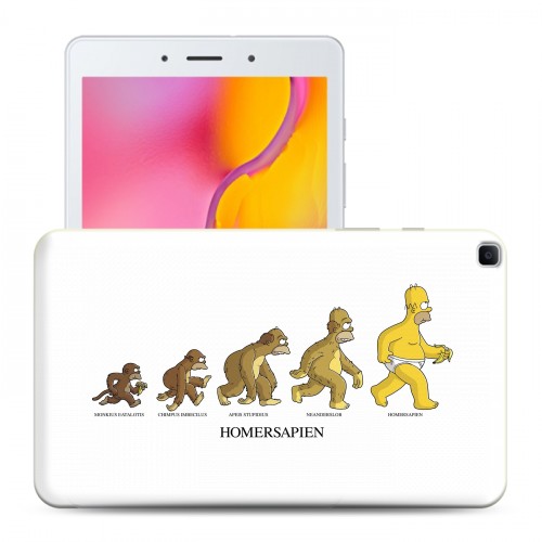 Дизайнерский силиконовый чехол для Samsung Galaxy Tab A 8.0 (2019) Симпсоны 