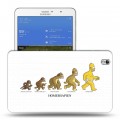 Дизайнерский силиконовый чехол для Samsung Galaxy Tab Pro 8.4 Симпсоны 