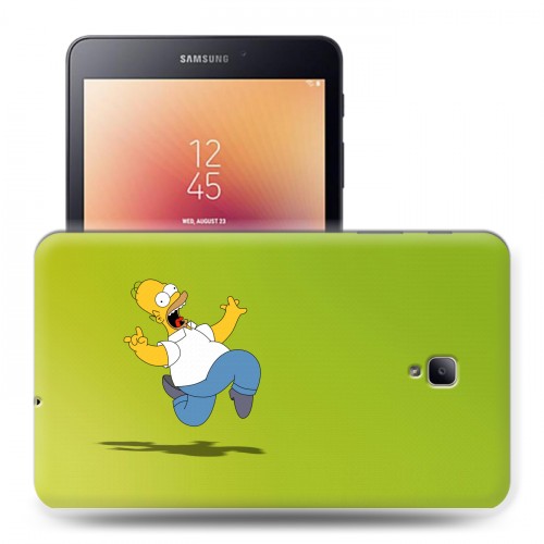 Дизайнерский силиконовый чехол для Samsung Galaxy Tab A 8.0 (2017) Симпсоны 