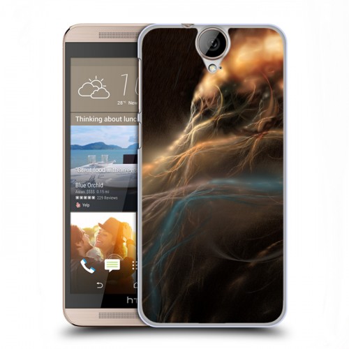 Дизайнерский силиконовый чехол для HTC One E9+ Абстракции Дым