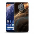 Дизайнерский силиконовый чехол для Nokia 9 PureView Абстракции Дым