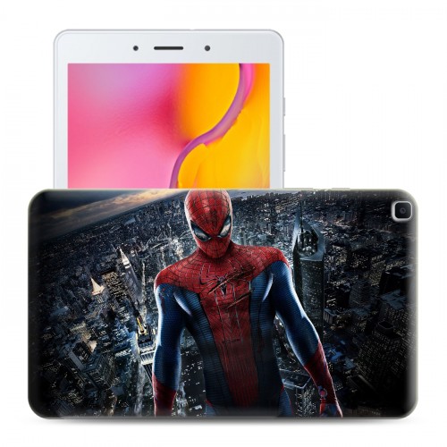 Дизайнерский силиконовый чехол для Samsung Galaxy Tab A 8.0 (2019) Человек-паук