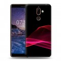 Дизайнерский пластиковый чехол для Nokia 7 Plus Абстракции Дым