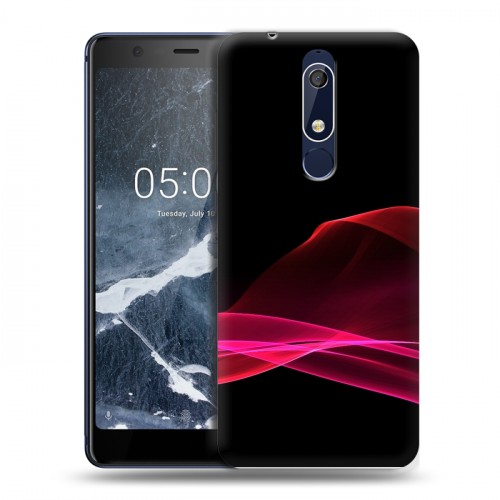 Дизайнерский пластиковый чехол для Nokia 5.1 Абстракции Дым