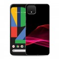 Дизайнерский пластиковый чехол для Google Pixel 4 Абстракции Дым