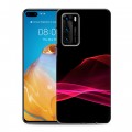 Дизайнерский пластиковый чехол для Huawei P40 Абстракции Дым