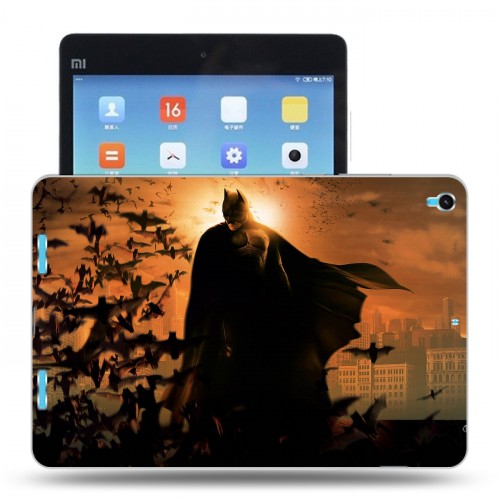 Дизайнерский силиконовый чехол для Xiaomi MiPad Бетмэн 