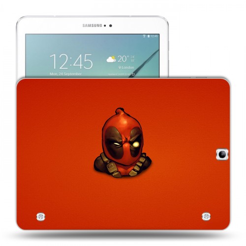 Дизайнерский силиконовый чехол для Samsung Galaxy Tab S2 9.7 Дэдпул 