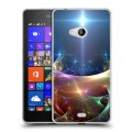 Дизайнерский пластиковый чехол для Microsoft Lumia 540 Абстракции Дым