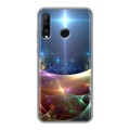 Дизайнерский силиконовый чехол для Huawei P30 Lite Абстракции Дым