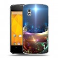 Дизайнерский пластиковый чехол для LG Google Nexus 4 Абстракции Дым