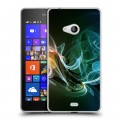 Дизайнерский пластиковый чехол для Microsoft Lumia 540 Абстракции Дым