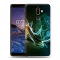 Дизайнерский пластиковый чехол для Nokia 7 Plus Абстракции Дым