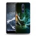 Дизайнерский пластиковый чехол для Nokia 5.1 Абстракции Дым