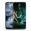 Дизайнерский пластиковый чехол для Nokia 6.1 Plus Абстракции Дым