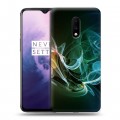 Дизайнерский пластиковый чехол для OnePlus 7 Абстракции Дым