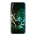 Дизайнерский силиконовый чехол для Huawei Y8p Абстракции Дым