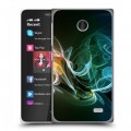 Дизайнерский пластиковый чехол для Nokia X Абстракции Дым