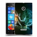 Дизайнерский пластиковый чехол для Microsoft Lumia 435 Абстракции Дым