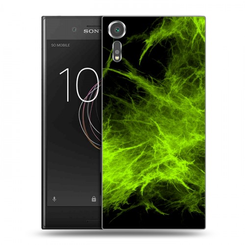 Дизайнерский пластиковый чехол для Sony Xperia XZs Абстракции Дым