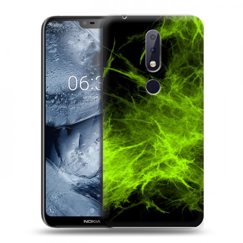 Дизайнерский силиконовый чехол для Nokia 6.1 Plus Абстракции Дым