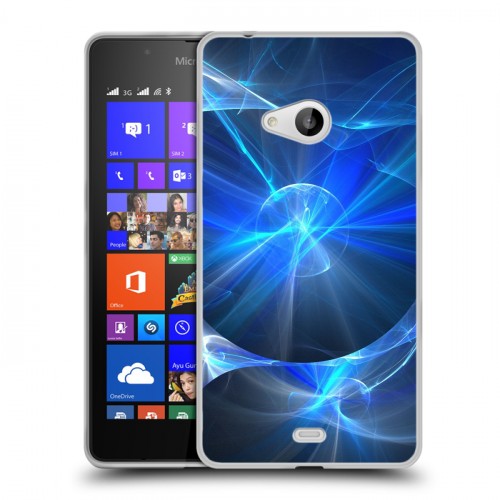 Дизайнерский пластиковый чехол для Microsoft Lumia 540 Абстракции Дым