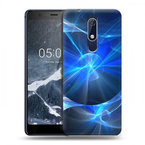 Дизайнерский пластиковый чехол для Nokia 5.1 Абстракции Дым