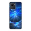 Дизайнерский силиконовый чехол для Realme C30 Абстракции Дым