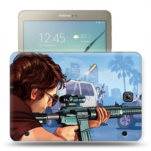 Дизайнерский силиконовый чехол для Samsung Galaxy Tab S2 8.0 Gta 