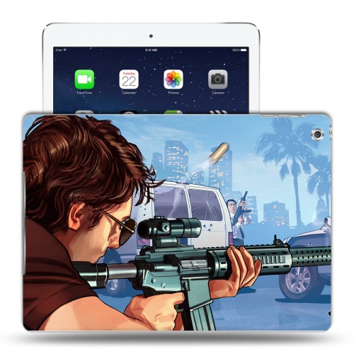 Дизайнерский силиконовый чехол для Ipad Air Gta 