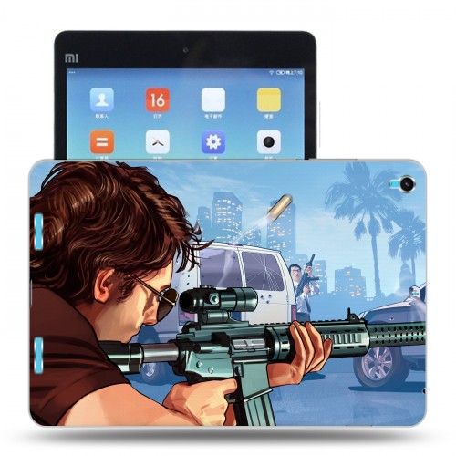 Дизайнерский силиконовый чехол для Xiaomi MiPad Gta 