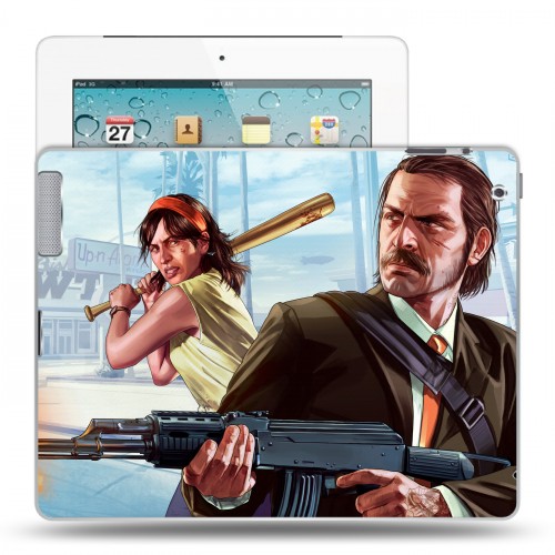 Дизайнерский пластиковый чехол для Ipad 2/3/4 Gta 