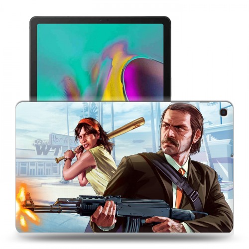 Дизайнерский силиконовый чехол для Samsung Galaxy Tab A 10.1 (2019) Gta 