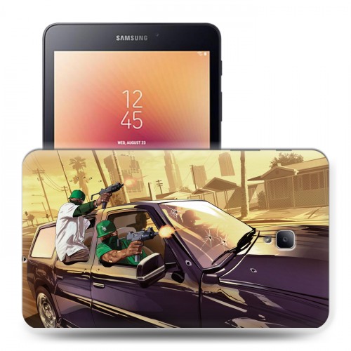 Дизайнерский силиконовый чехол для Samsung Galaxy Tab A 8.0 (2017) Gta 