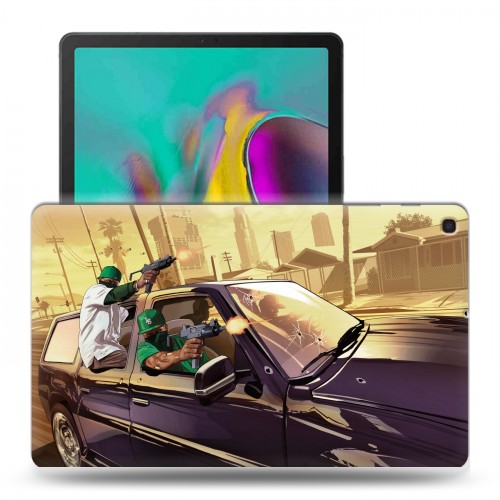 Дизайнерский силиконовый чехол для Samsung Galaxy Tab A 10.1 (2019) Gta 