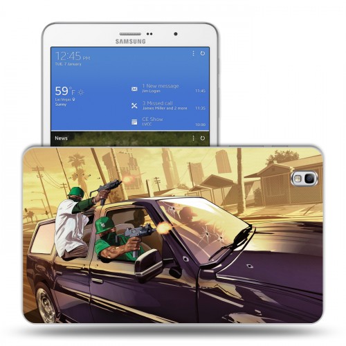 Дизайнерский силиконовый чехол для Samsung Galaxy Tab Pro 8.4 Gta 