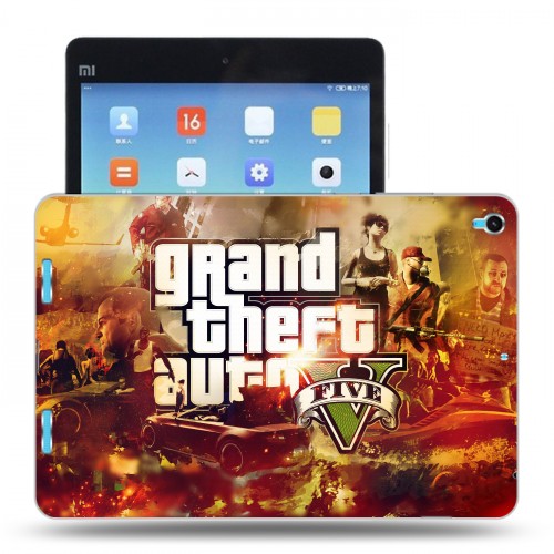 Дизайнерский силиконовый чехол для Xiaomi MiPad Gta 