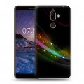 Дизайнерский пластиковый чехол для Nokia 7 Plus Абстракции Дым