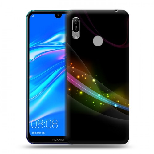 Дизайнерский пластиковый чехол для Huawei Y6 (2019) Абстракции Дым