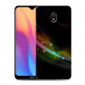 Дизайнерский силиконовый с усиленными углами чехол для Xiaomi RedMi 8A Абстракции Дым