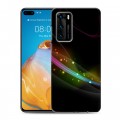 Дизайнерский пластиковый чехол для Huawei P40 Абстракции Дым